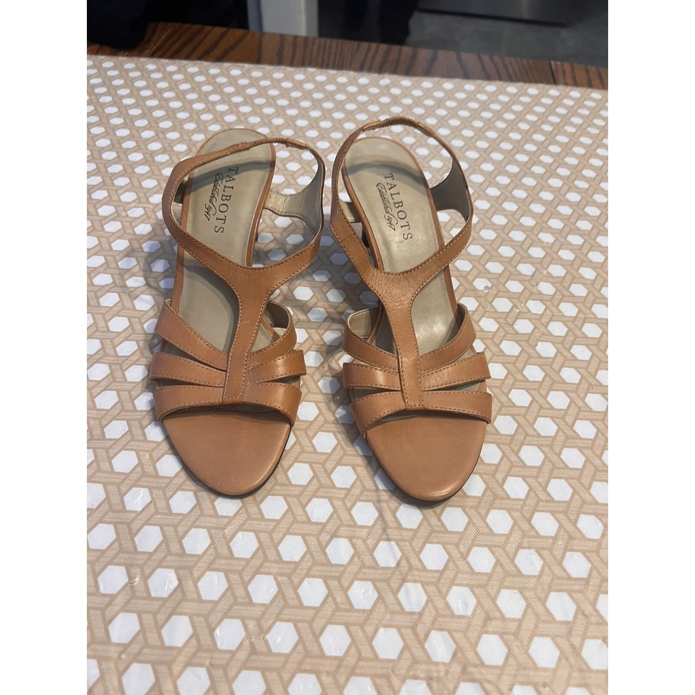 Talbots Womens 3" Heels Tannish Size‎ 7AA